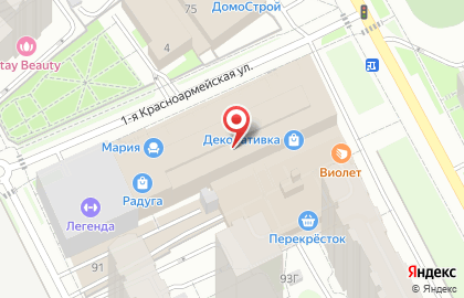 Мебельная фабрика Массив в Свердловском районе на карте