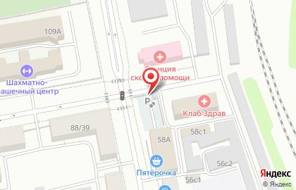 Автостоянка в Екатеринбурге на карте