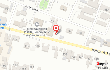 Продуктовый магазин в Грозном на карте