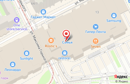 Спортивный магазин Спортмастер в Свердловском районе на карте