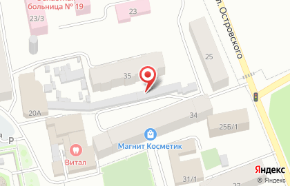 ООО ИКБ Совкомбанк на улице Островского на карте
