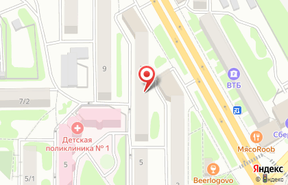 Магазин Бонжур на улице Тушканова на карте