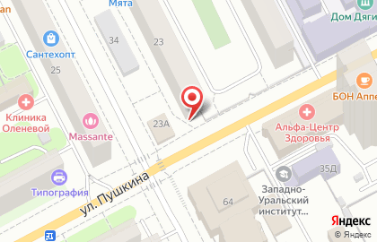 Торгово-монтажная компания Водяной в Ленинском районе на карте