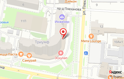 Кафе с доставкой Автосуши Автопицца в Ленинском районе на карте