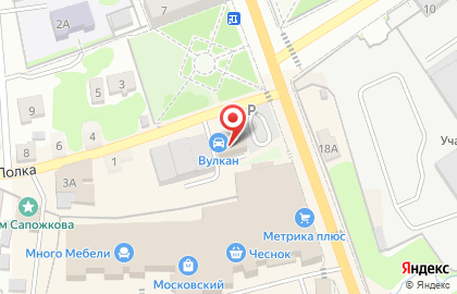 Автосервис Вулкан, автотехцентр в Клинцах на карте