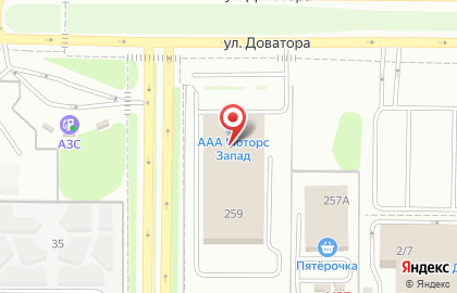 АКБ Стелла-банк на улице Доватора на карте