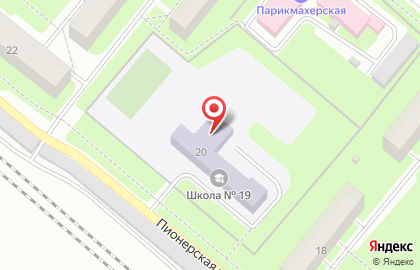 Ронин на Пионерской улице на карте