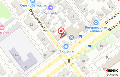 Бар на Вольской на карте