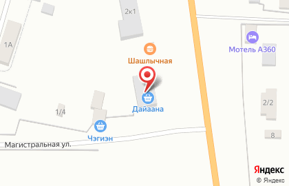 Магазин запчастей для американской и европейской техники ПТК на Магистралиной улице на карте