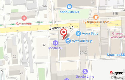 Магазин аксессуаров для мобильных телефонов MEL store на Зиповской улице на карте
