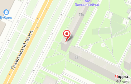 Страховое агентство на Гражданском проспекте на карте