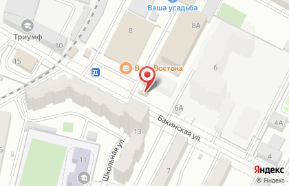 Продуктовый магазин Океан в Центральном районе на карте