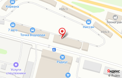 Магазин подшипников и резинотехнических изделий на Киевском шоссе на карте