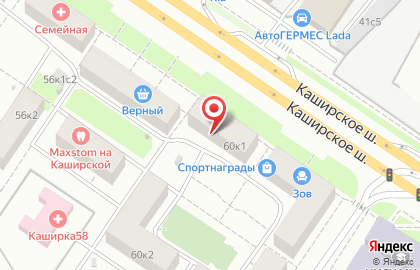 Салон красоты Милена в Москворечье-Сабурово на карте