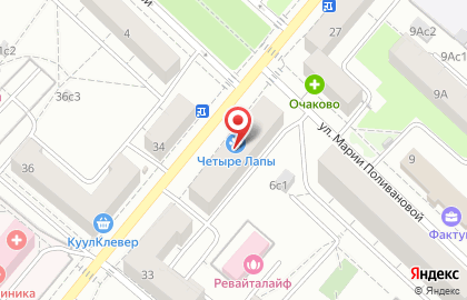 Магазин молочных продуктов Новый день в Очаково-Матвеевском на карте