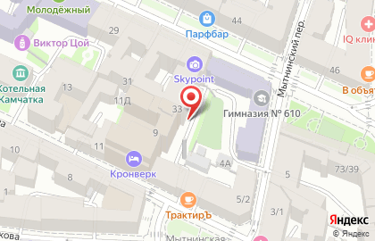 Пластэк на Зверинской улице на карте