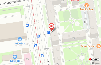 Кафе Берёзка на Кронштадтской улице на карте