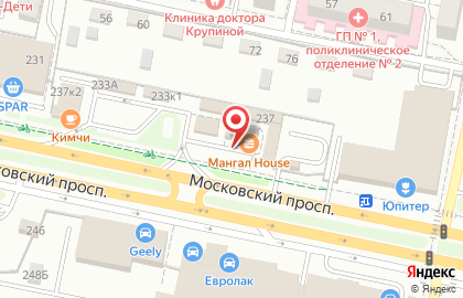 Автомойка самообслуживания AQUA Jet на Московском проспекте на карте