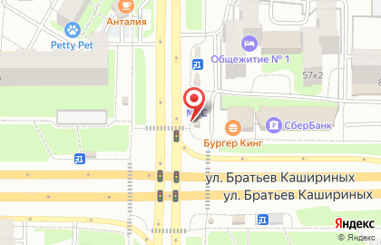 Киоск по продаже печатной продукции Вечерний Челябинск на улице Молодогвардейцев, 57/3 киоск на карте