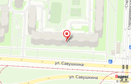 Салон красоты Мастерская Андрей Калецкий в Приморском районе на карте