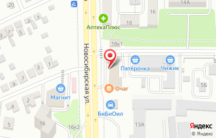Автомагазин АвтоГарант в Левобережном районе на карте