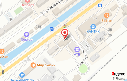 Всероссийская сеть Билетур на Линейной улице на карте