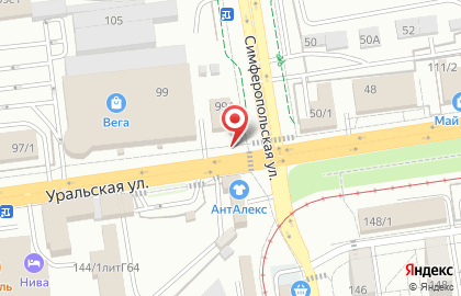 Частное охранное предприятие Нева на Уральской на карте