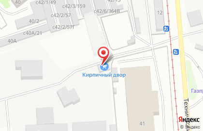 Торговая компания Кирпичный двор на улице Обнорского на карте