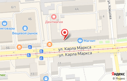 Салон-парикмахерская Вдохновение в Челябинске на карте