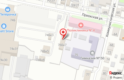 Магазин отделочных материалов на улице Литвинова, 74б к 7 на карте