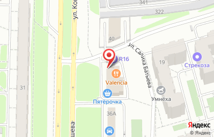 Торговая компания АСК-холод на улице Комиссара Габишева на карте