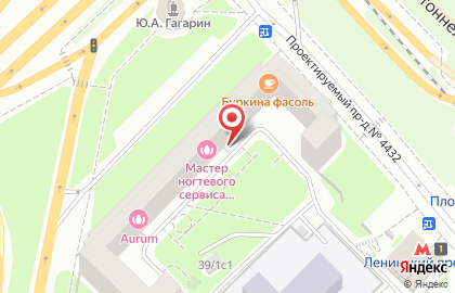 Школа современного танца "D-stance" на Ленинском проспекте на карте