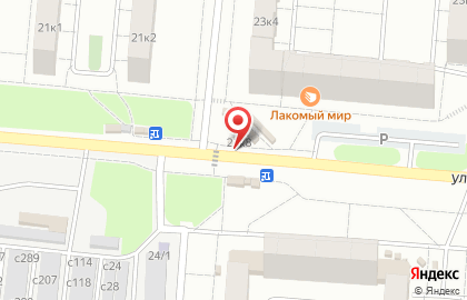 Супермаркет Profi в Центральном районе на карте