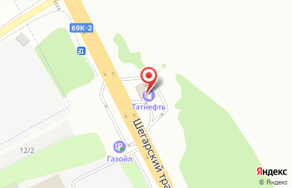 АЗС Лукойл в Кировском районе на карте
