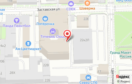 Детейлинг-центр CarBeauty на Московских воротах на карте