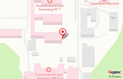 Психиатрическая больница №7 на улице Монтажников на карте