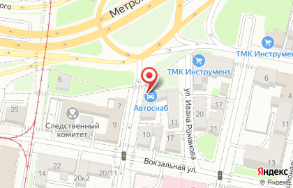 Магазин автотоваров Автоснаб на улице Алёши Пешкова на карте