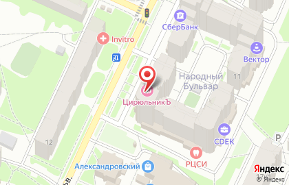 Магазин Куриный дом в Рязани на карте