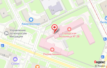 Аптека Госаптека в Московском районе на карте