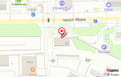Салон мебели Сити-Мебель в Советском округе на карте