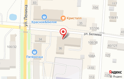 Газпромбанк, АО на улице Беляева на карте