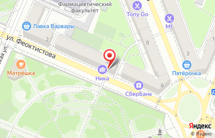 Академическая стоматология Академическая стоматология на улице Феоктистова на карте