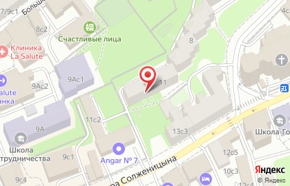 Рекламная производственная компания КроссМедиа Групп на улице Александра Солженицына на карте