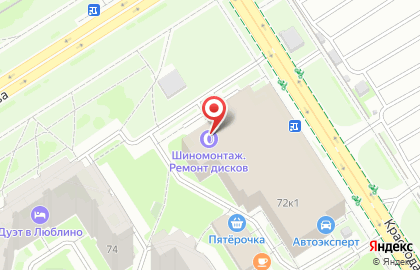 Автотехцентр в Москве на карте