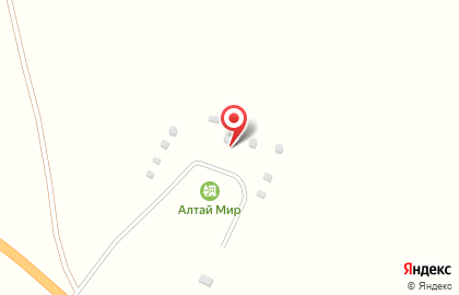 База отдыха Алтай Мир на карте
