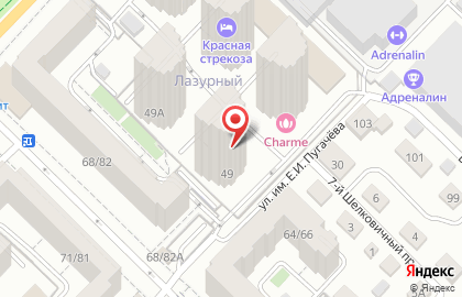 Супермаркет Спутник в Кировском районе на карте