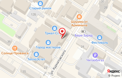 Мебельный салон Интерия в ТЦ Город Мастеров на карте