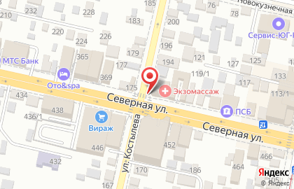 Телекоммуникационная компания Дом.ru на Северной улице на карте