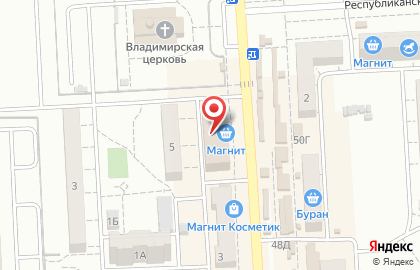 Супермаркет Виктория на Краснополянской улице на карте