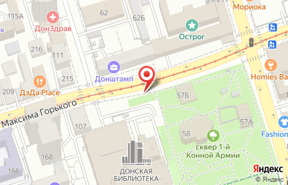 Чудо печь на улице Максима Горького на карте